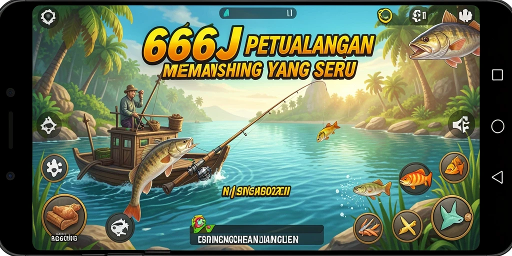 Menampilkan gameplay menarik dalam dunia memancing.