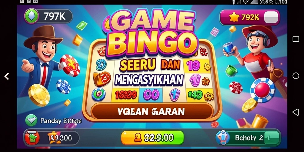 Tangkapan layar gameplay Bingo yang seru dan interaktif dari 797K.