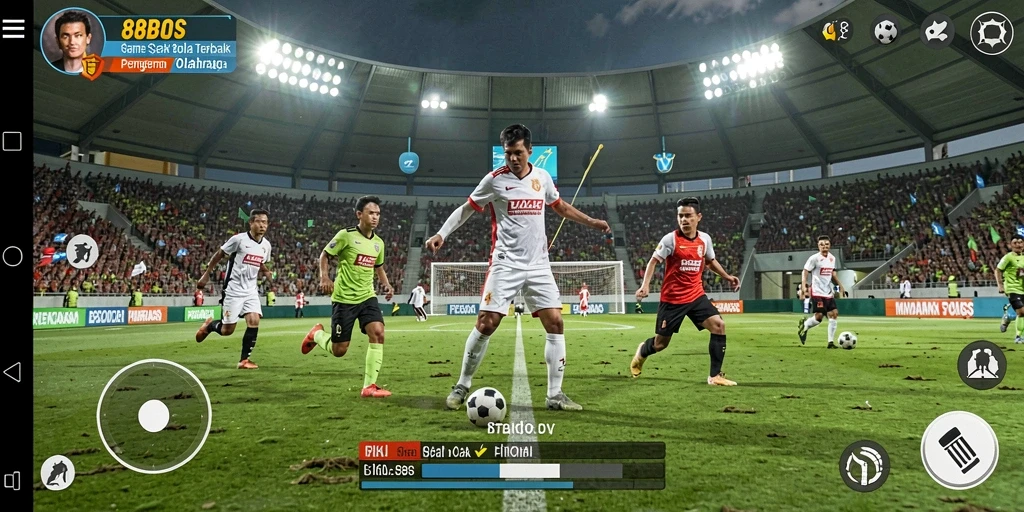 Tampilan gameplay <strong>88BOS</strong> yang mendebarkan dan penuh aksi di lapangan.