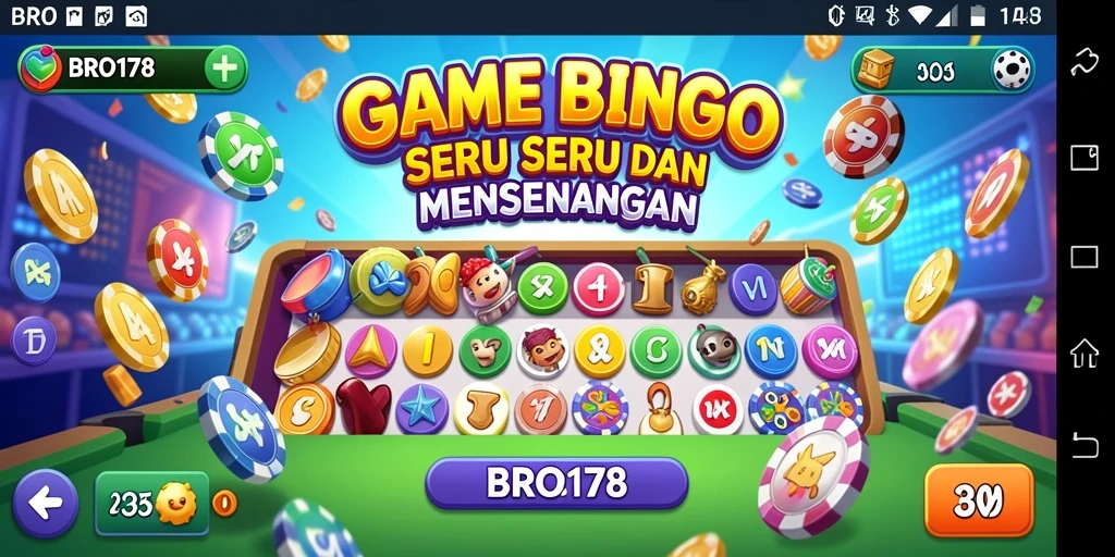 Tampilan menarik dari gameplay Bingo BRO178.
