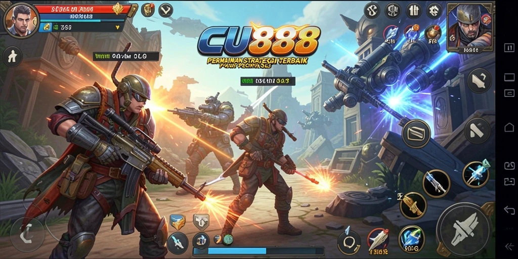 Tampilan gameplay CU888 yang memukau di dunia SLG.