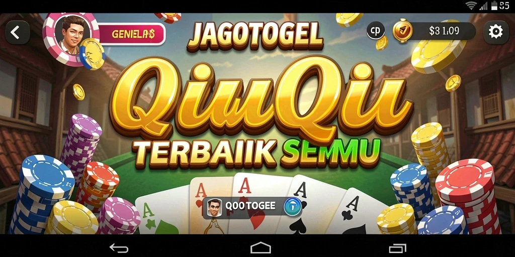 Tampilan gameplay QiuQiu yang menarik di JAGOTOGEL.
