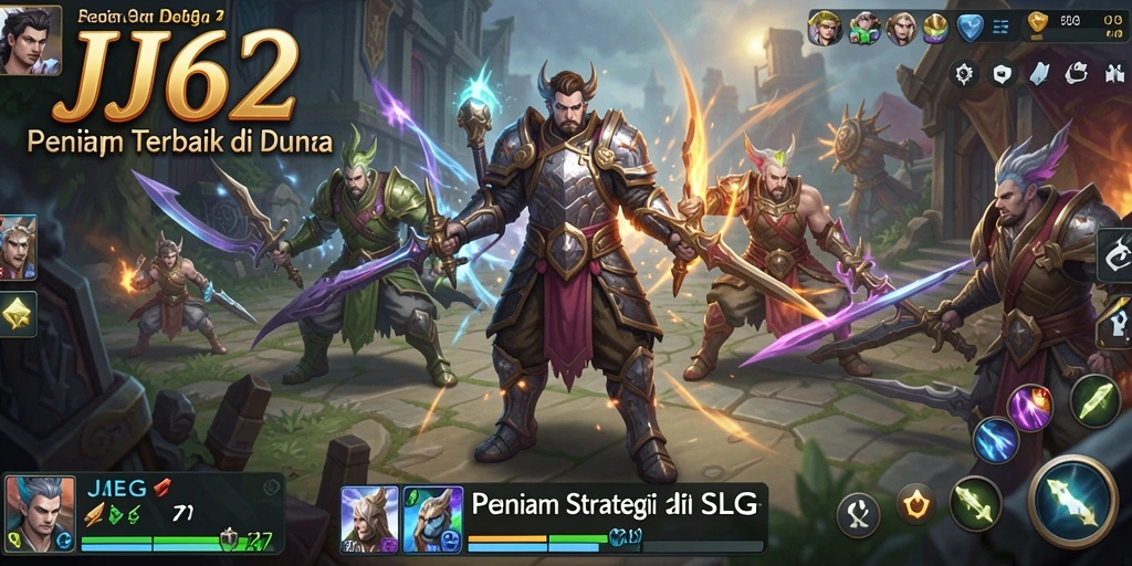 Tampilan menarik dari gameplay SLG di JJ62.