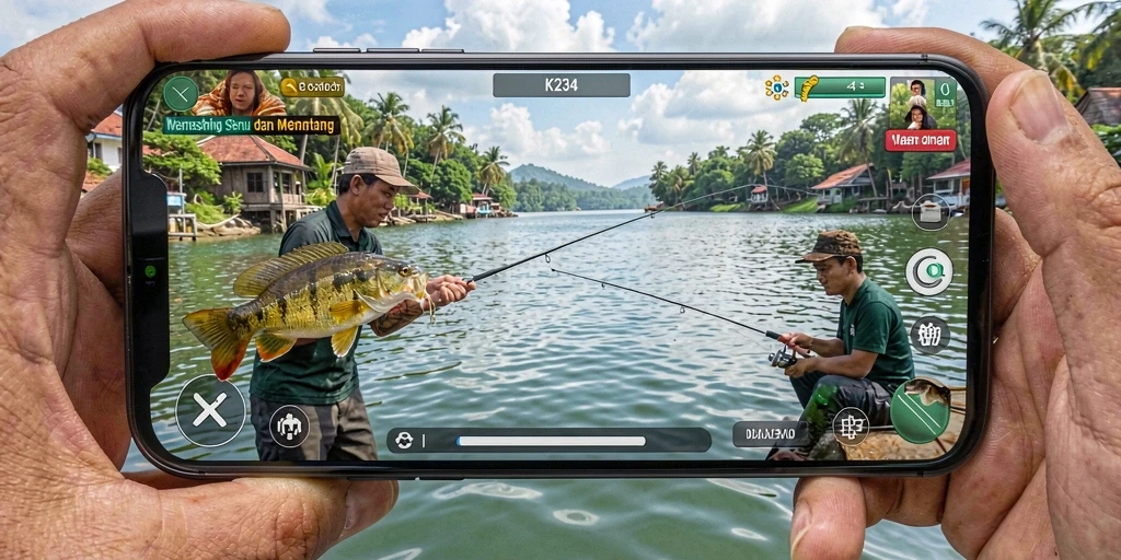 Tangkapan ikan terbesar dalam gameplay K234 yang seru.