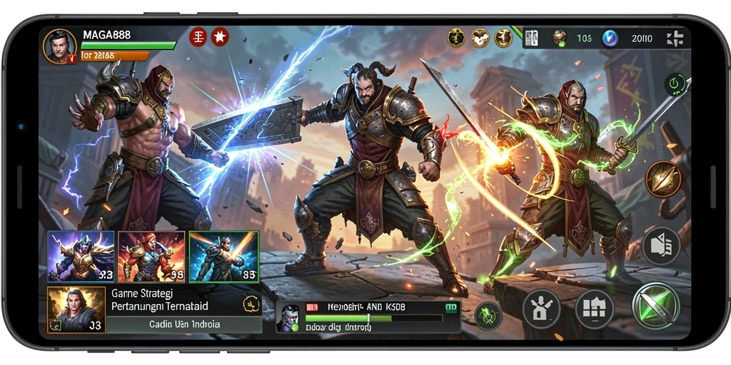 Tampilan menarik dari gameplay MAGA888 yang penuh strategi.