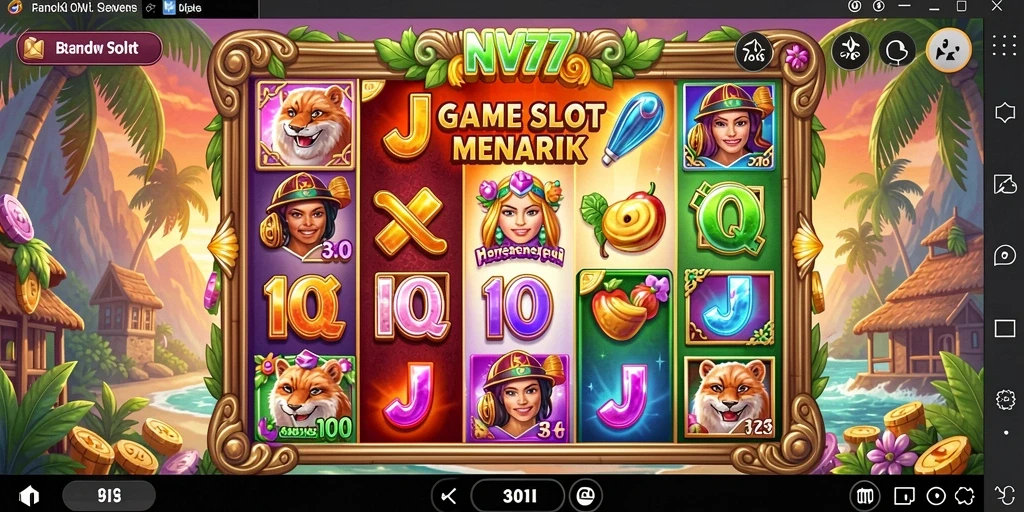 Tampilan permainan Slot NV77 yang seru dan menegangkan.