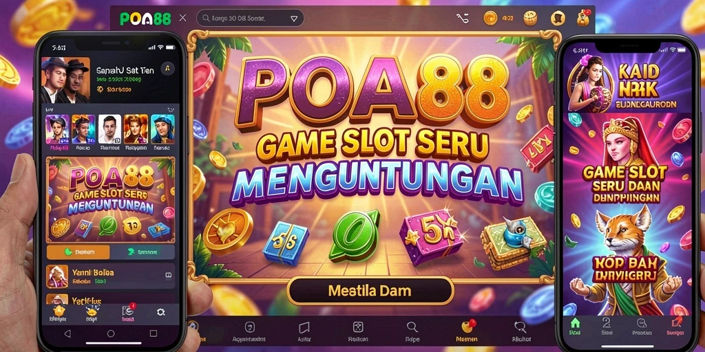 Tampilan gameplay mendebarkan dari POA88 dengan mesin slot yang beragam.