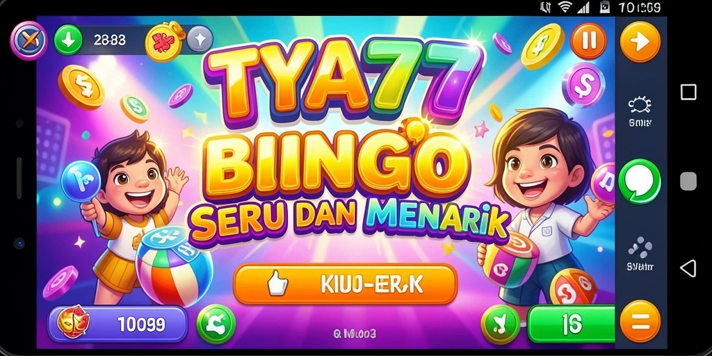 Tampilan permainan Bingo yang seru dan interaktif di TYA777.